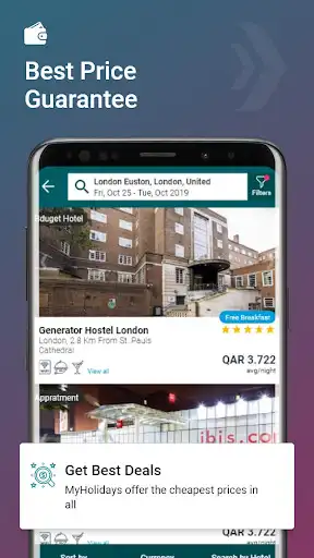 Play MyHolidays - Book Rooms with Top Hotel Booking App as an online game MyHolidays - Book Rooms with Top Hotel Booking App with UptoPlay