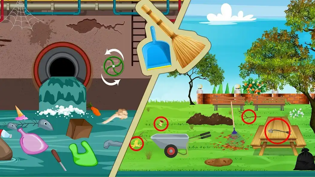 Play My Home Town Cleaning: City Cleanup Story as an online game My Home Town Cleaning: City Cleanup Story with UptoPlay