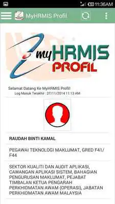 Play MyHRMIS Profil