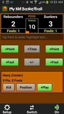 Play My Kid Scoreboard