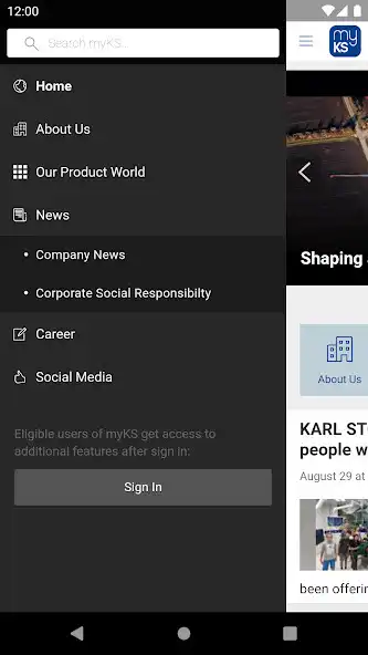 Play myKS App as an online game myKS App with UptoPlay