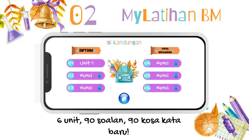 Play MyLatihan - BM T1: Suku Kata 2 as an online game MyLatihan - BM T1: Suku Kata 2 with UptoPlay