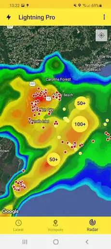 Play My Lightning Tracker  Alerts as an online game My Lightning Tracker  Alerts with UptoPlay