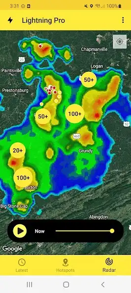 Play My Lightning Tracker Pro as an online game My Lightning Tracker Pro with UptoPlay