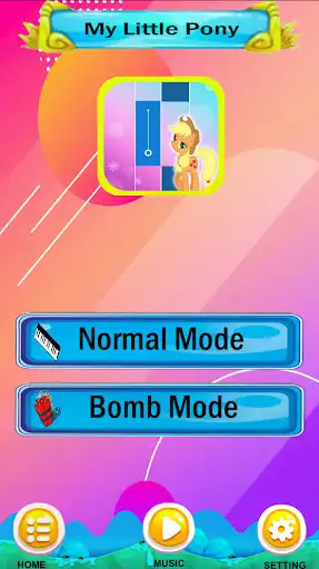 Play My Little Pony Piano Tap Tiles as an online game My Little Pony Piano Tap Tiles with UptoPlay