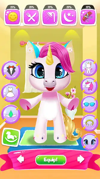 Play My Little Unicorn: Virtual Pet  and enjoy My Little Unicorn: Virtual Pet with UptoPlay