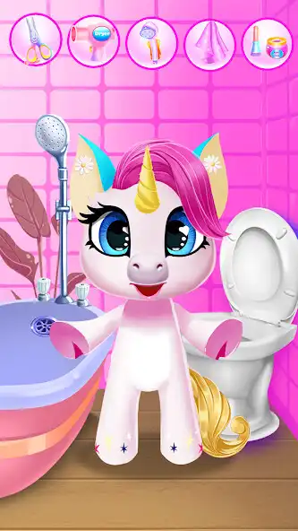 Play My Little Unicorn: Virtual Pet as an online game My Little Unicorn: Virtual Pet with UptoPlay
