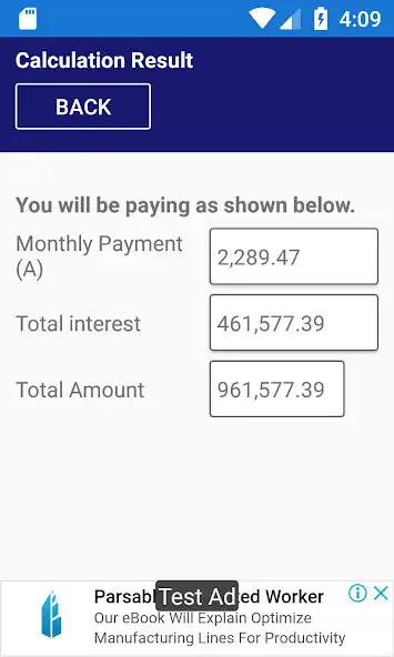 Play MyLoan Calculator as an online game MyLoan Calculator with UptoPlay