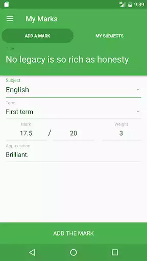 Play MyMarks - Mark Manager as an online game MyMarks - Mark Manager with UptoPlay