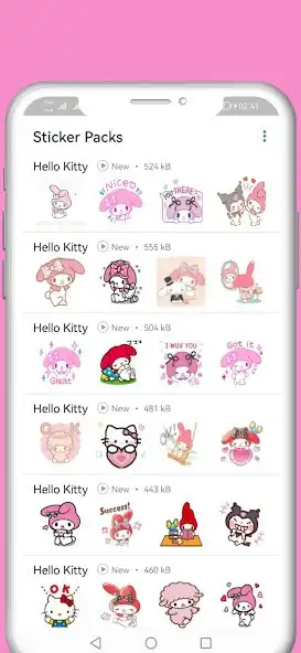 Play My Melody Stickers For WA  and enjoy My Melody Stickers For WA with UptoPlay