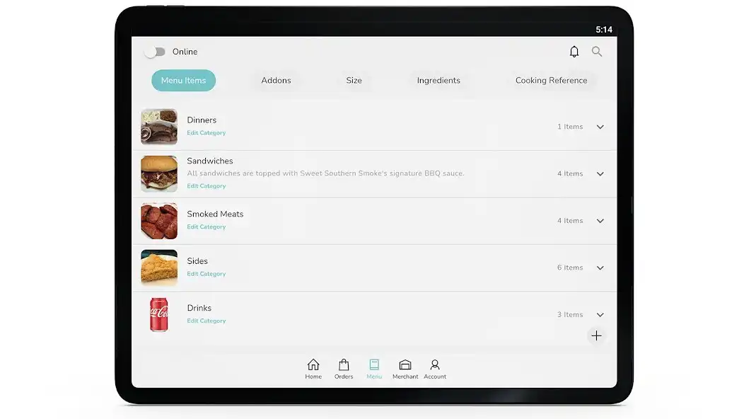 Play MyMenus Online - Kitchen App as an online game MyMenus Online - Kitchen App with UptoPlay