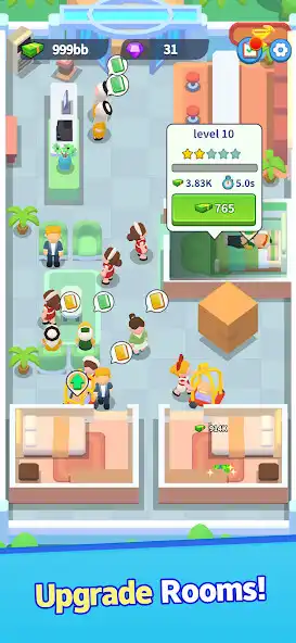 Play My Mini Hotel: Idle Game as an online game My Mini Hotel: Idle Game with UptoPlay