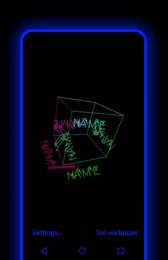 Play My Name Cube Live Wallpaper  and enjoy My Name Cube Live Wallpaper with UptoPlay