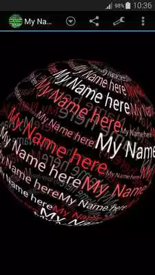 Play My Name in 3D Live Wallpaper