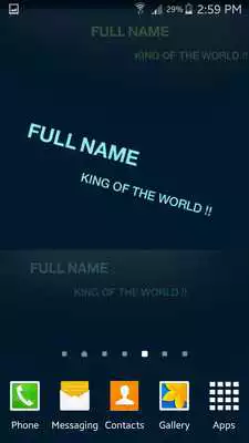 Play My Name Live Wallpaper