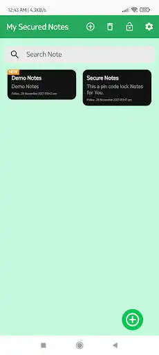 Play My Notes with Lock
