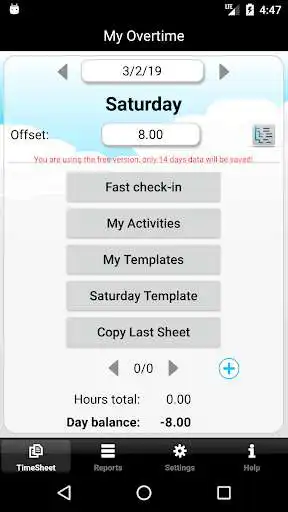 Play My Overtime - working hours as an online game My Overtime - working hours with UptoPlay