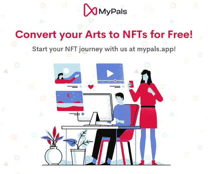 Play MyPals -Social media for NFTs as an online game MyPals -Social media for NFTs with UptoPlay