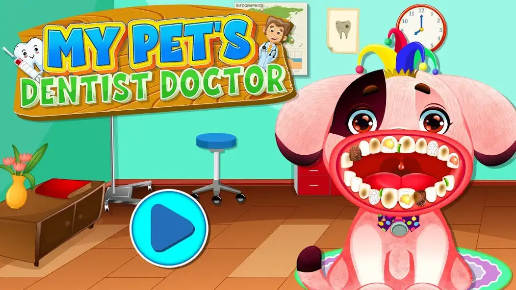 Play My Pets Dentist Doctor: Animal Doctor Care as an online game My Pets Dentist Doctor: Animal Doctor Care with UptoPlay