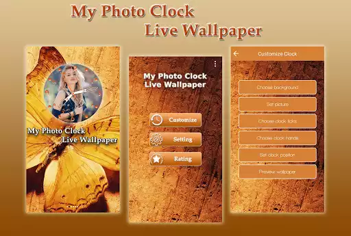 Play My Photo Clock Live Wallpaper  and enjoy My Photo Clock Live Wallpaper with UptoPlay