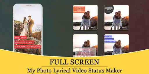 Play My Photo Full Screen Lyrical Video Status Maker as an online game My Photo Full Screen Lyrical Video Status Maker with UptoPlay