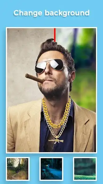 Play My Photo Gangster Look Photo Editor as an online game My Photo Gangster Look Photo Editor with UptoPlay