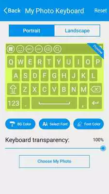 Play My Photo iPhone Keyboard