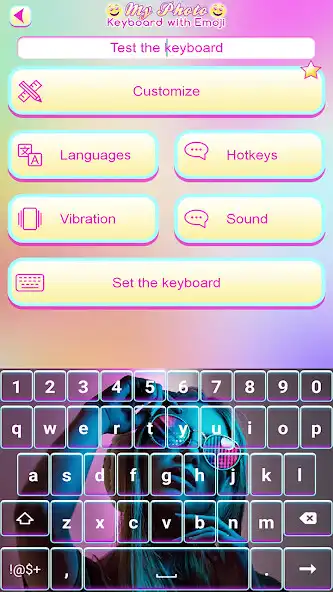 Play My Photo Keyboard with Emoji  and enjoy My Photo Keyboard with Emoji with UptoPlay