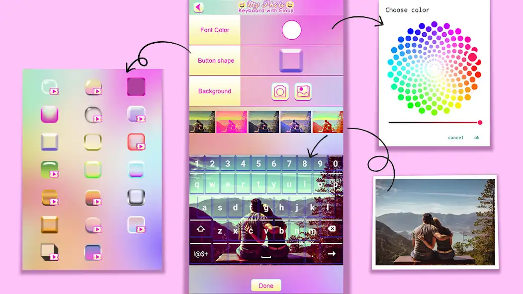 Play My Photo Keyboard with Emoji as an online game My Photo Keyboard with Emoji with UptoPlay