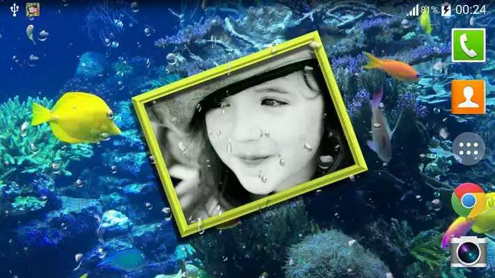 Play My Photo Under Water LWP