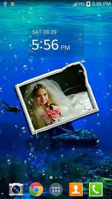 Play My Photo Under Water LWP