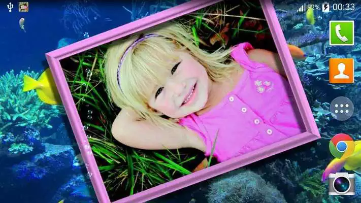 Play My Photo Under Water LWP