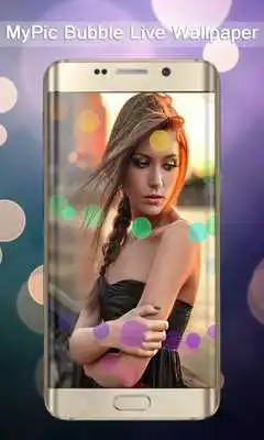 Play MyPic Bubble Live Wallpaper