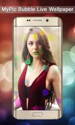 Play MyPic Bubble Live Wallpaper