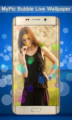 Play MyPic Bubble Live Wallpaper