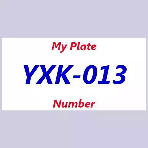 Free play online My Plate Number APK Free play online My Plate Number APK