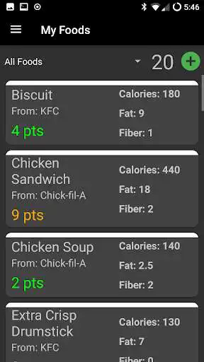 Play My Points - Weight Loss as an online game My Points - Weight Loss with UptoPlay
