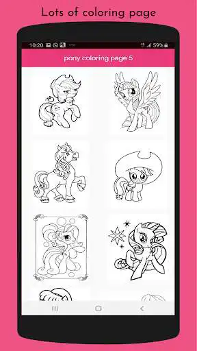 Play My Pony Coloring Book  and enjoy My Pony Coloring Book with UptoPlay