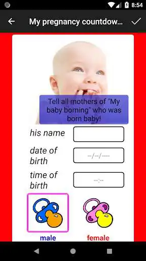 Play My pregnancy countdown widget  and enjoy My pregnancy countdown widget with UptoPlay