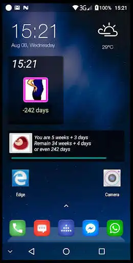 Play My pregnancy countdown widget as an online game My pregnancy countdown widget with UptoPlay
