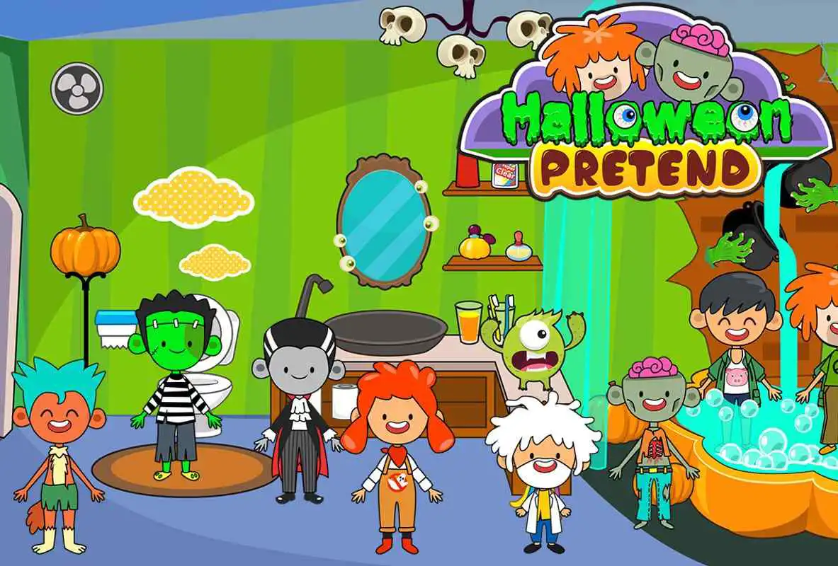 Play My Pretend Halloween - Trick or Treat Town Friends