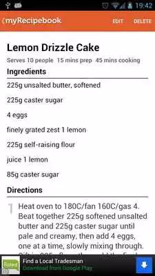 Play myRecipeBook