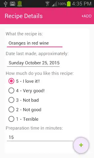 Play My Recipe Rip Outs