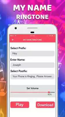 Play My ringtones-my name ringtone maker,online my name
