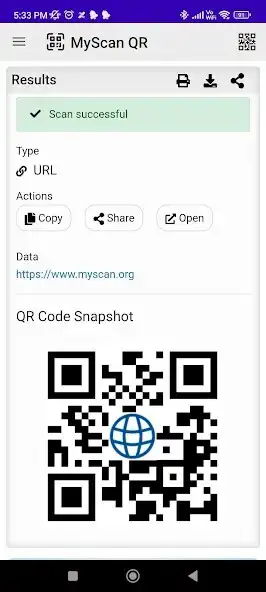Play MyScan QR Scanner  Generator as an online game MyScan QR Scanner  Generator with UptoPlay