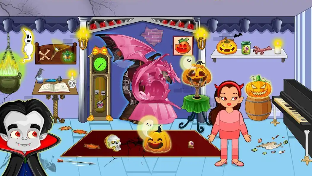 Play My Scary Town Ghost House Life  and enjoy My Scary Town Ghost House Life with UptoPlay