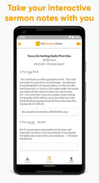 Play My Sermon Notes as an online game My Sermon Notes with UptoPlay