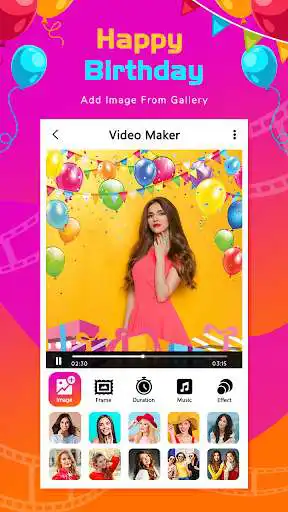 Play My Slideshow maker-Birthday Video Maker  and enjoy My Slideshow maker-Birthday Video Maker with UptoPlay