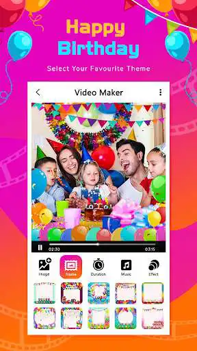 Play My Slideshow maker-Birthday Video Maker as an online game My Slideshow maker-Birthday Video Maker with UptoPlay