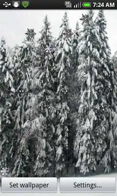 Play MySnowfall Live Wallpaper-Free